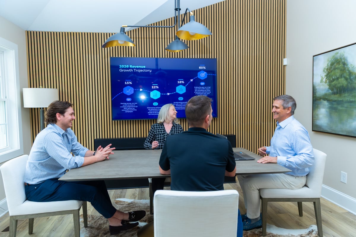 group meeting with company owner in 3pg office 8