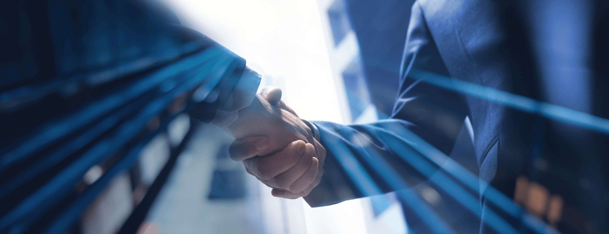 SXA stock images - handshake and city skyline